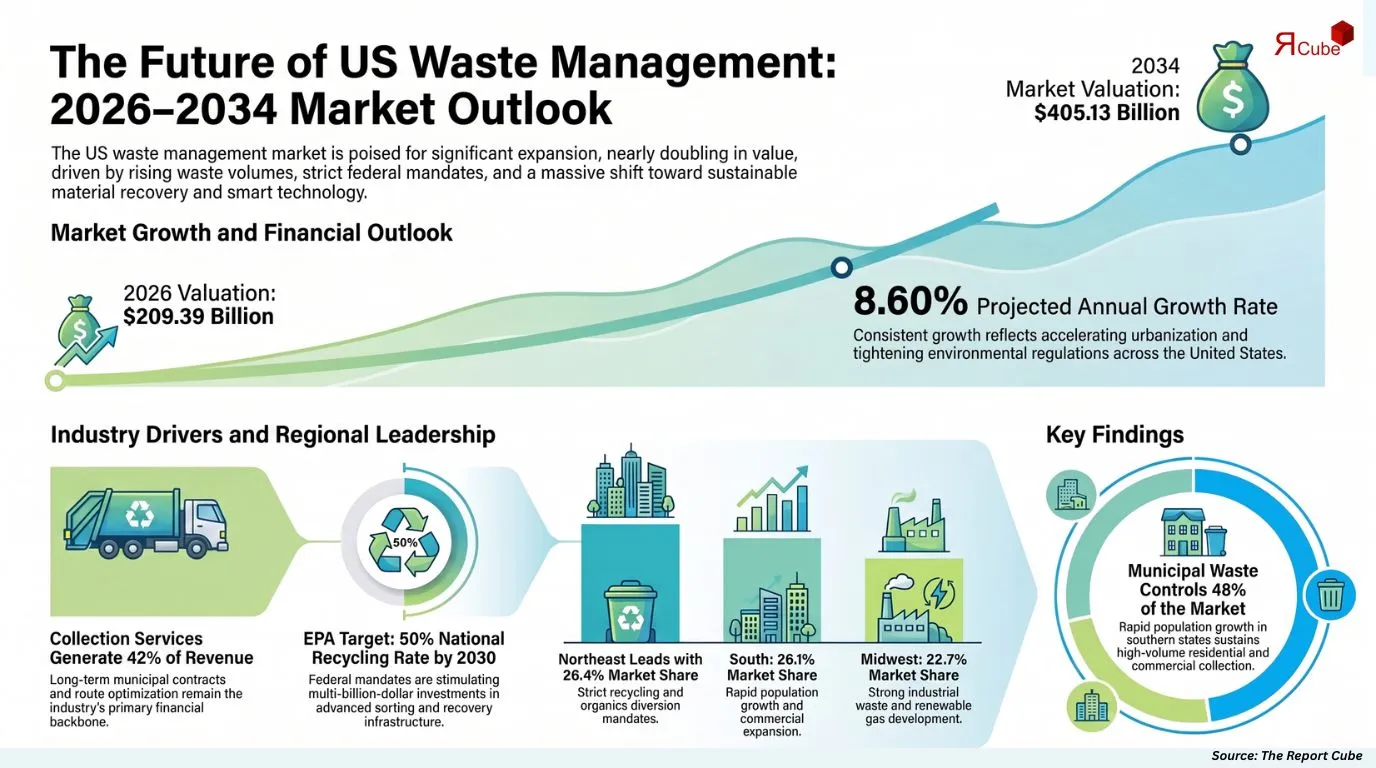 US Waste Management Market Report and Forecast 2026-2034