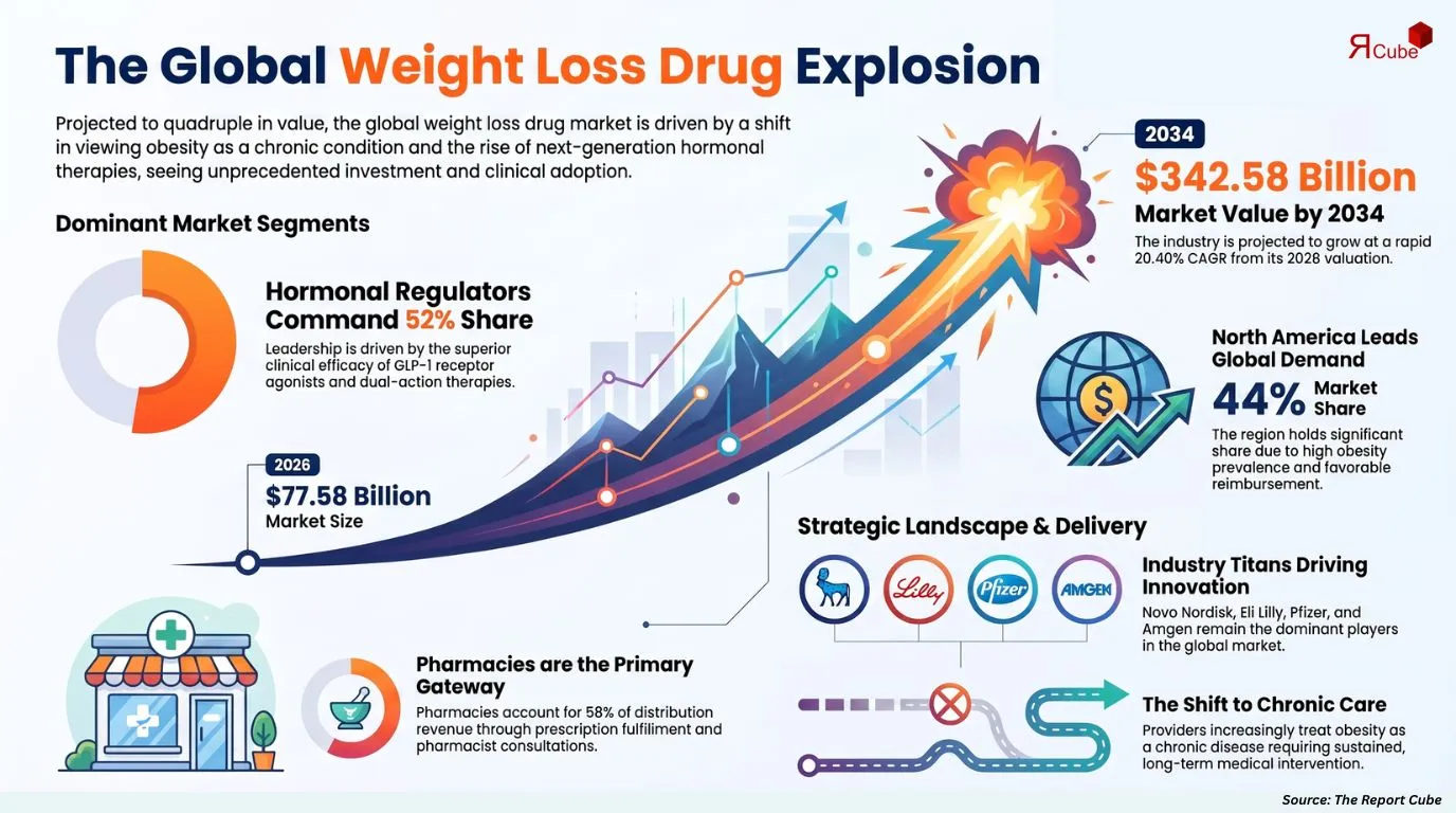 Global Weight Loss Drugs Market Report and Forecast 2026-2034