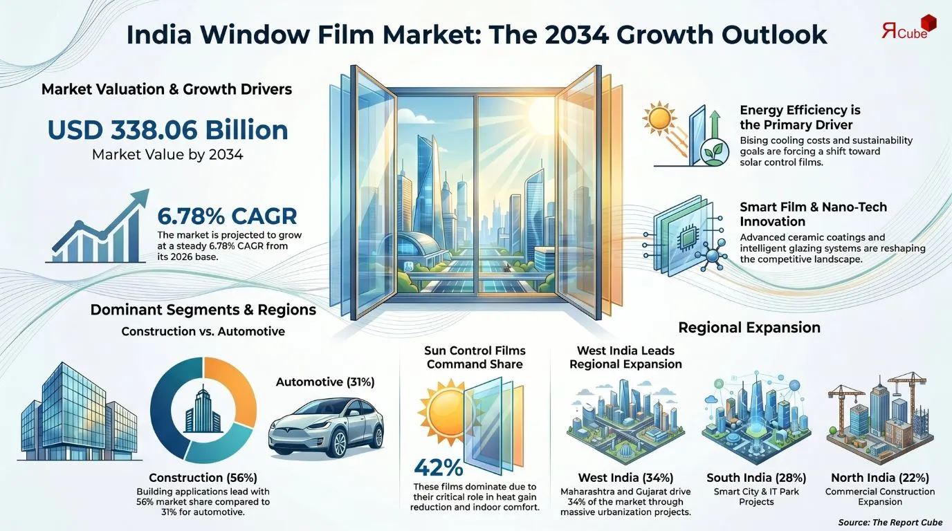 India Window Film Market Report and Forecast 2026-2034