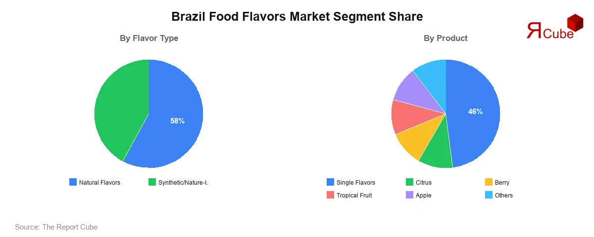 Brazil Food Flavors Market Segment Share Brazil Food Flavors Market Segment-wise Analysis
