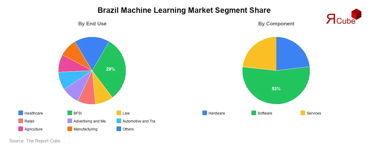 Brazil Machine Learning Market Segment Share Brazil Machine Learning Market Segment-wise Analysis