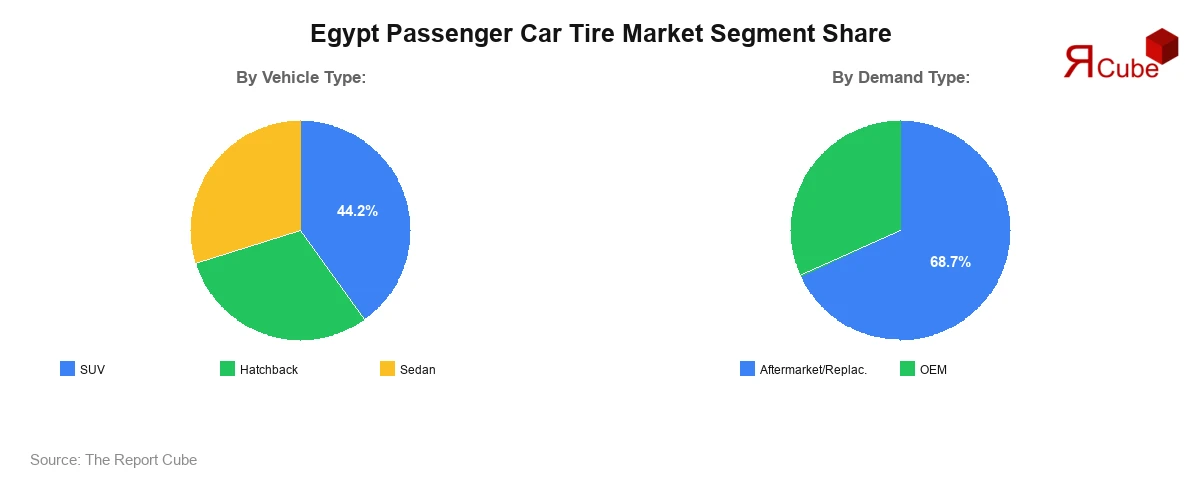 Egypt Passenger Car Tire Market Segment Share Egypt Passenger Car Tire Market Segment Share
