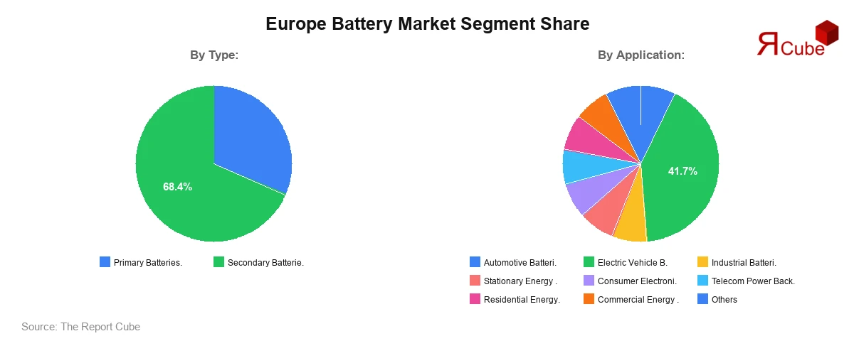 Europe Battery Market Segment Share