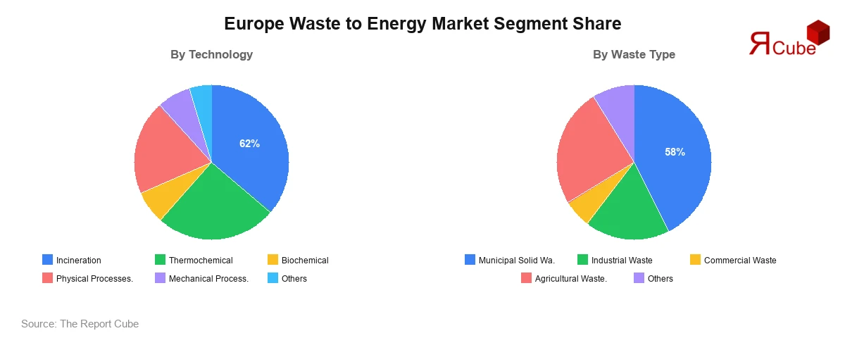 Europe Waste to Energy Market Segment-wise Analysis