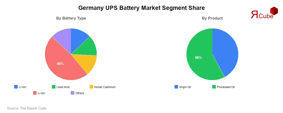 Germany UPS Battery Market Segment Share Germany UPS Battery Market Segment-wise Analysis