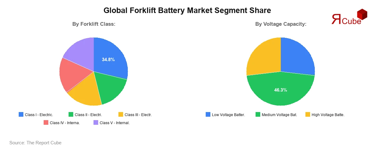 Forklift Battery Market Segment Share