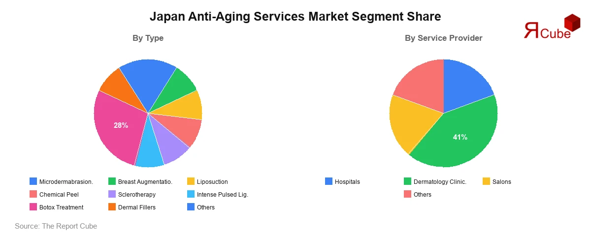 Japan Anti-Aging Services Market Segment Share