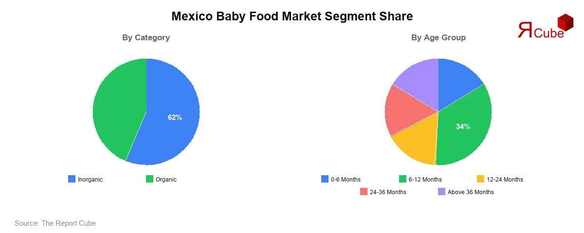 Mexico Baby Food Market Segment Share Mexico Baby Food Market Segment-wise Analysis