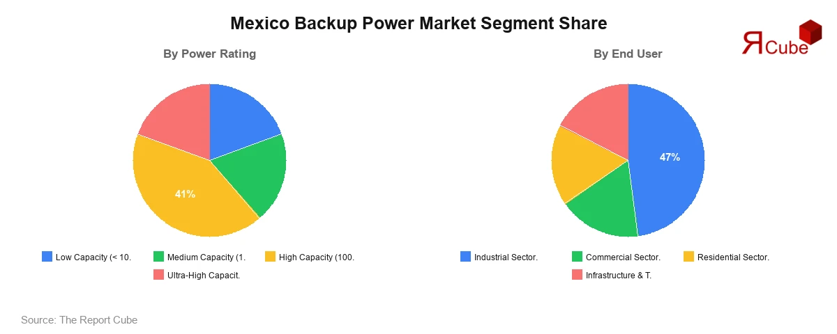 Mexico Backup Power Market Segment Share Mexico Backup Power Market Segment-wise Analysis