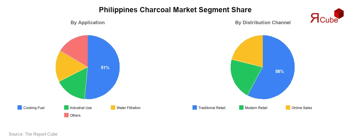 Philippines Charcoal Market Segment Share Philippines Charcoal Market Segment-wise Analysis