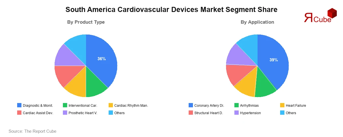 South America Cardiovascular Devices Market Segment Share South America Cardiovascular Devices Market Segment-wise Analysis