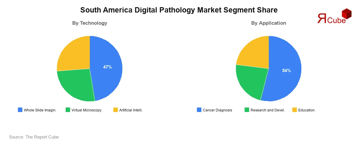 South America Digital Pathology Market Segment Share South America Digital Pathology Market Segment-wise Analysis