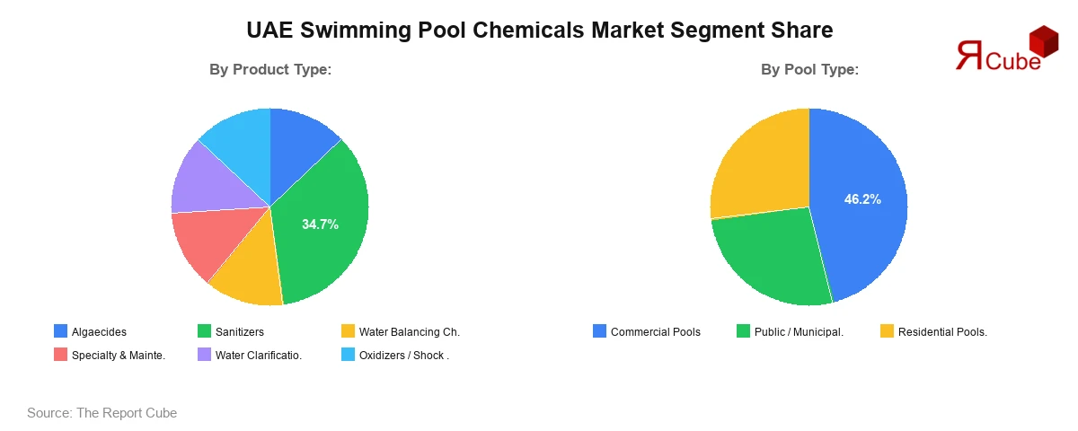 UAE Swimming Pool Chemicals Market Segment Share UAE Swimming Pool Chemicals Market Segment Share